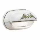 Lâmpada de parede horizontal para exterior em cerâmica pintada à mão - Brindisi Viadurini