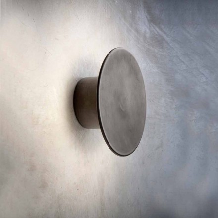 Aplique para exterior moderno em cobre fabricado em Itália - Pasdedeux Aldo Bernardi Viadurini