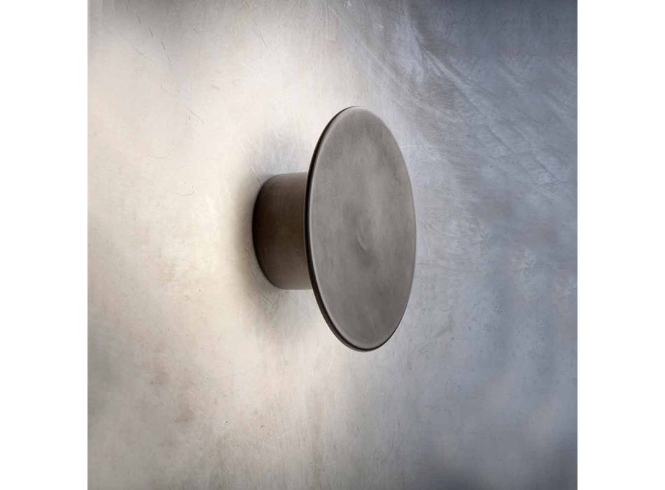 Aplique para exterior moderno em cobre fabricado em Itália - Pasdedeux Aldo Bernardi Viadurini