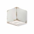 Lâmpada de parede de cerâmica Connie vintage com forma de cubo por Ferroluce