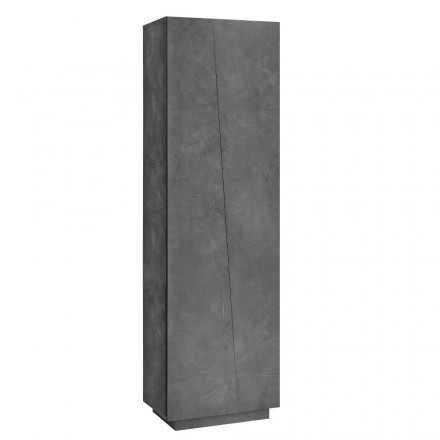 Armário de 2 portas em madeira branca sustentável ou melamina ardósia - Joris Viadurini