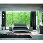 Mobília de quarto com 4 elementos de estilo moderno feitos na Itália - Eletta Viadurini