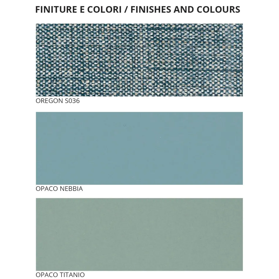 Mobília de quarto com 4 elementos de estilo moderno feitos na Itália - Eletta Viadurini