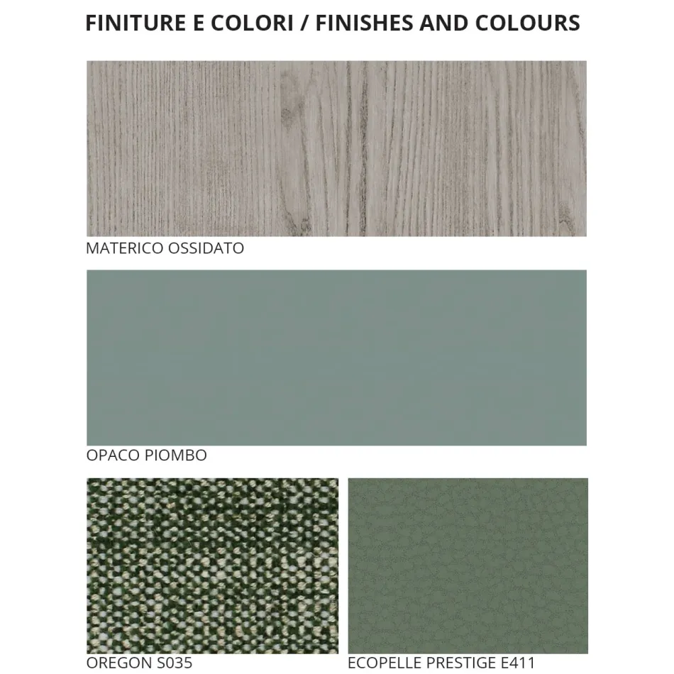 Móveis de Quarto Luxo Made in Italy com 5 Elementos - Cristina Viadurini