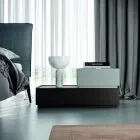 Mobília de quarto com 7 elementos de estilo moderno feitos na Itália - Polinésia Viadurini