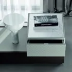 Mobília de quarto com 7 elementos de estilo moderno feitos na Itália - Polinésia Viadurini