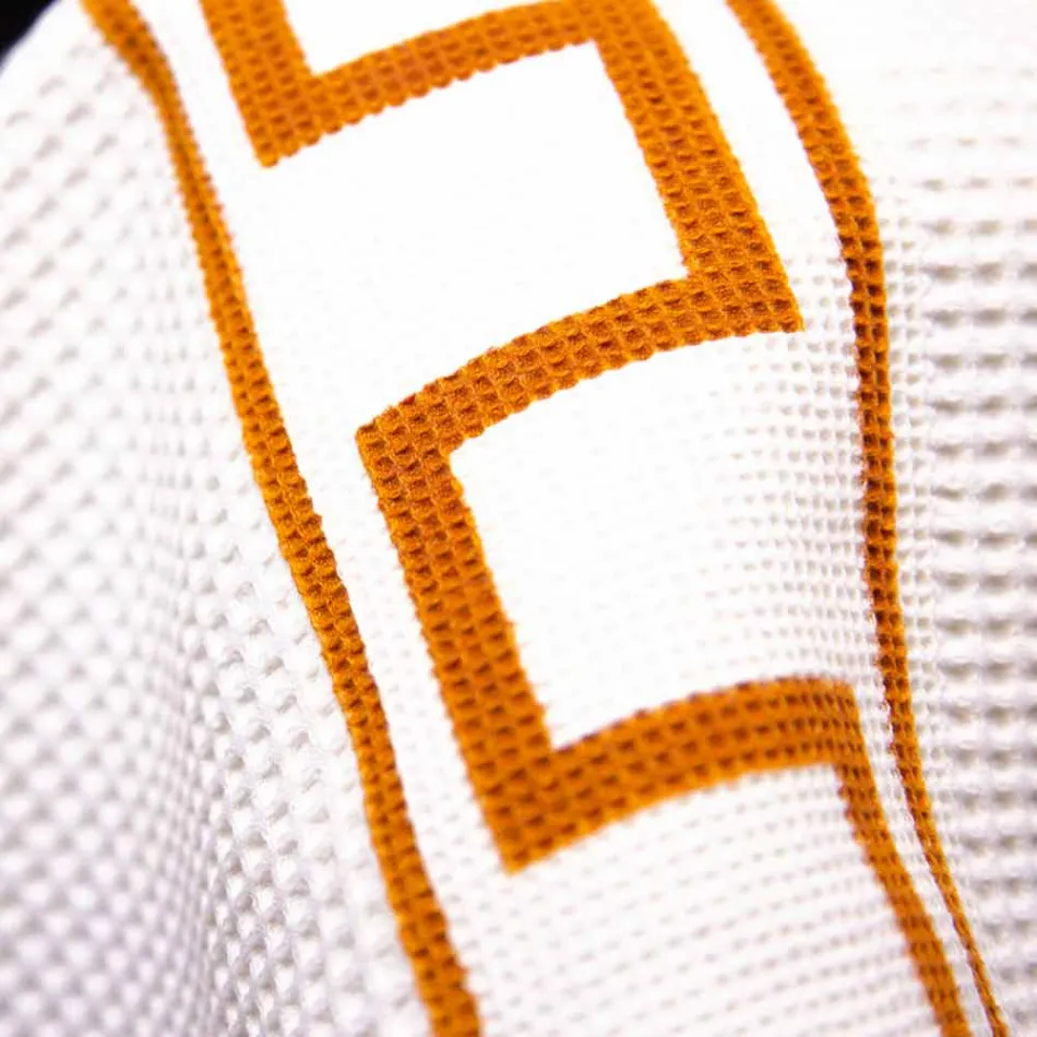 Toalha Art de algodão italiano de uma peça impressa à mão - Marcas Viadurini