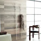 Cabideiro de design moderno em branco ou metal cromado - Kottac Viadurini