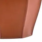 Suporte de guarda-chuva Audrey com design moderno em couro, fabricado na Itália Viadurini