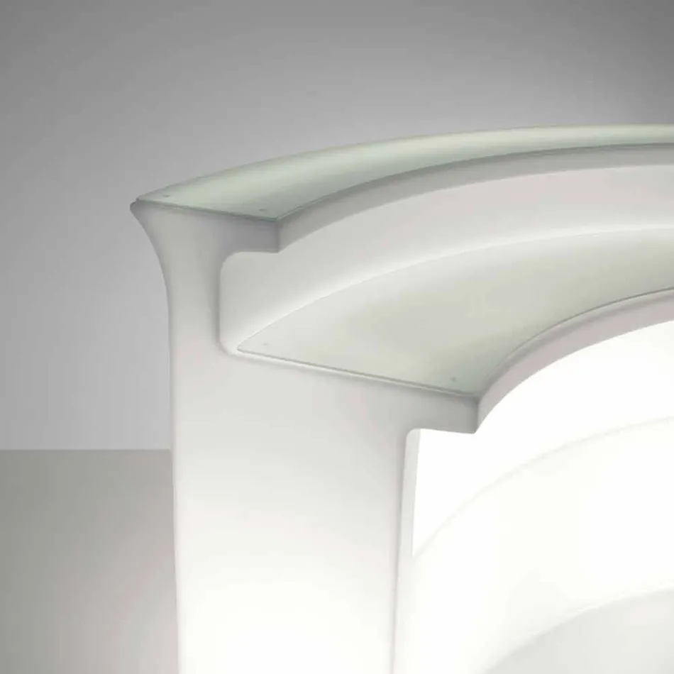 Contador de barra brilhante Bar de quebra de estilo moderno feito na Itália Viadurini