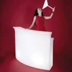 Contador de barra brilhante Bar de quebra de estilo moderno feito na Itália Viadurini