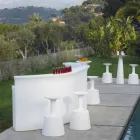 Contador de barra brilhante Bar de quebra de estilo moderno feito na Itália Viadurini