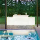 Contador de barra brilhante Bar de quebra de estilo moderno feito na Itália Viadurini