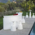 Bar de estilo moderno contador Slide Break Line brilhante feito na Itália Viadurini