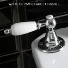 Misturador para bidê com 3 furos e entrega interna em latão Fabricado na Itália - Noriana Viadurini