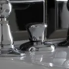 Misturador para bidê com 3 furos e entrega interna em latão Fabricado na Itália - Noriana Viadurini