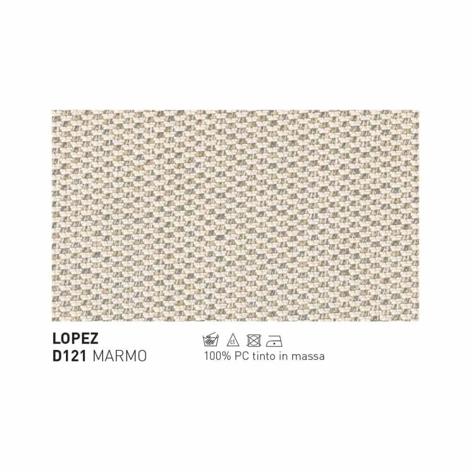 Bergere jardim poltrona Varaschin Summer Conjunto de design moderno Viadurini