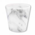 Grappa Glass em mármore branco de Carrara fabricado na Itália - Fergie