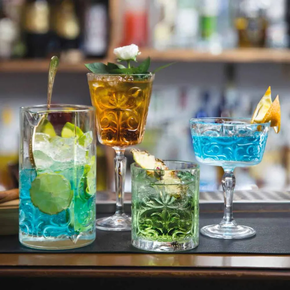 Misturando Vidro com Decoração Excêntrica Design de Luxo 4 Peças - Destino Viadurini