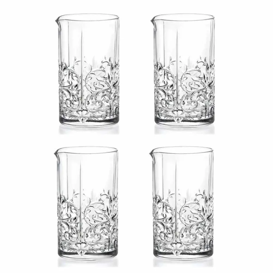 Misturando Vidro com Decoração Excêntrica Design de Luxo 4 Peças - Destino Viadurini