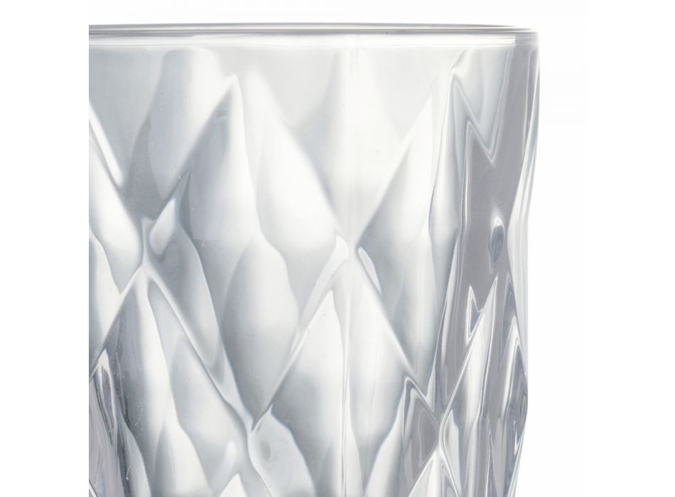 12 peças de taças altas de vidro transparente - Renascença Viadurini