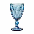 Design moderno de vidro colorido copos de vinho 6 peças - Timon Viadurini