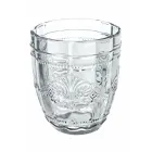 Copos de água de serviço de vidro com decoração Arabescato 12 peças - parafuso Viadurini