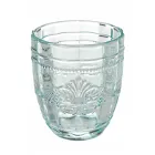 Copos de água de serviço de vidro com decoração Arabescato 12 peças - parafuso Viadurini