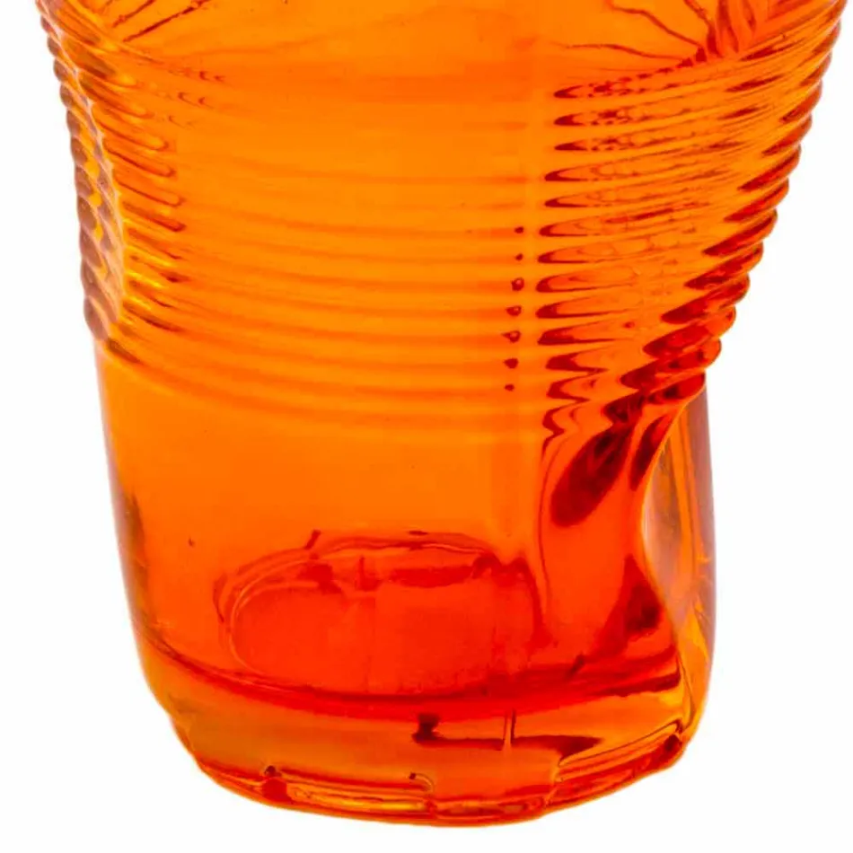 Copos de água de vidro colorido moderno 6 peças de design - Sarabi Viadurini