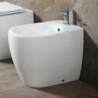 Bidê de chão Aster em cerâmica fosca, disponível em duas cores e com design moderno. Viadurini