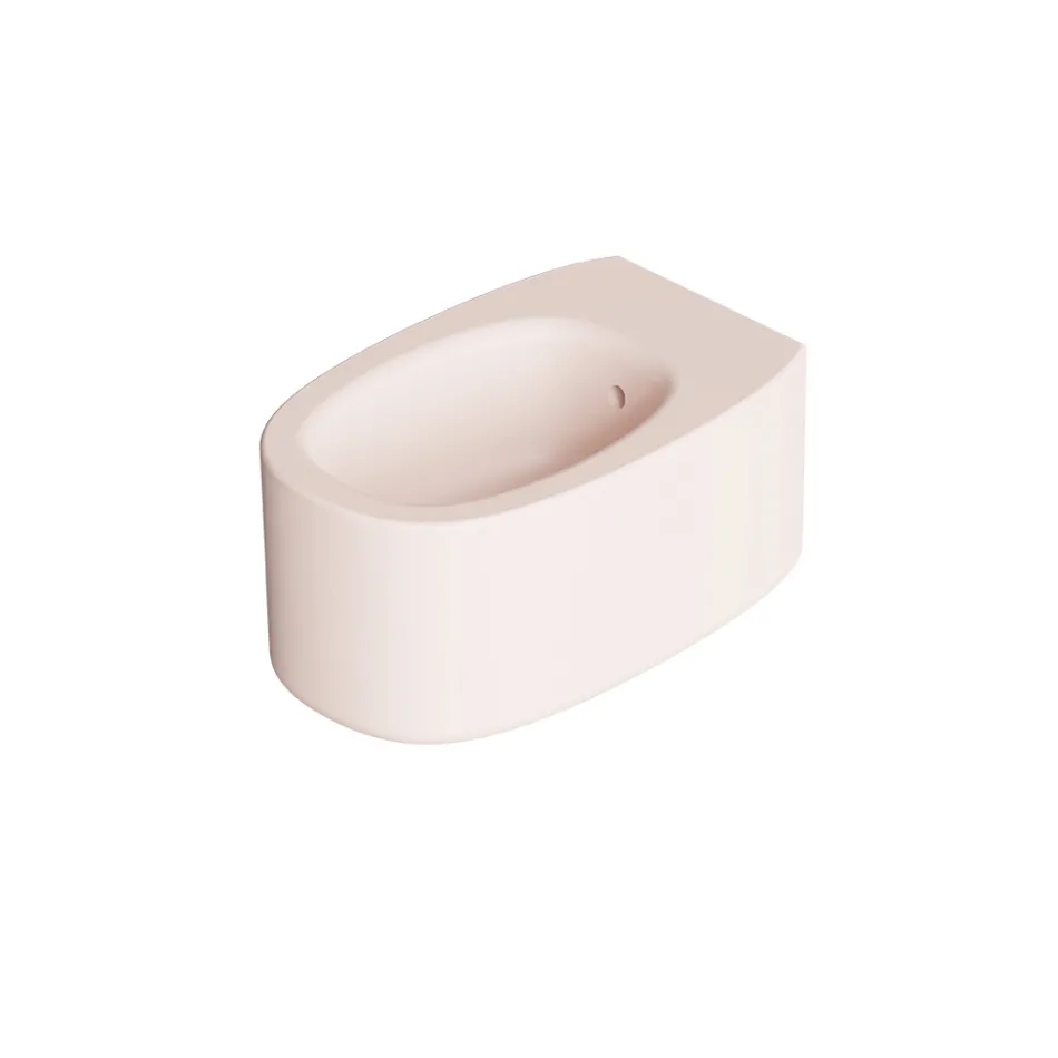 Bidê de cerâmica suspenso em várias cores, fabricado na Itália - Menina Viadurini