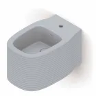 Bidê de cerâmica suspenso de design moderno produzido na Itália, Hamlet Viadurini