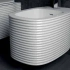 Bidê de cerâmica suspenso de design moderno produzido na Itália, Hamlet Viadurini