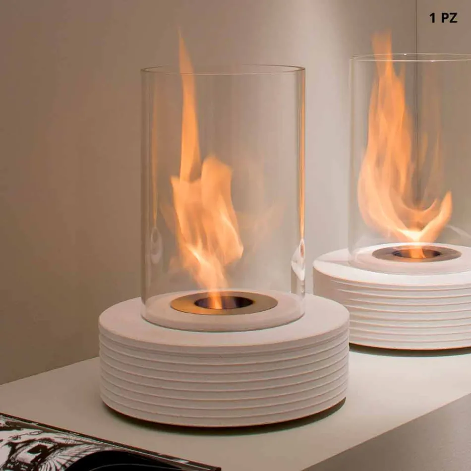 Biocamino rodada apoio mármore Gordon, made in Italy Viadurini