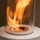 Biocamino rodada apoio mármore Gordon, made in Italy Viadurini