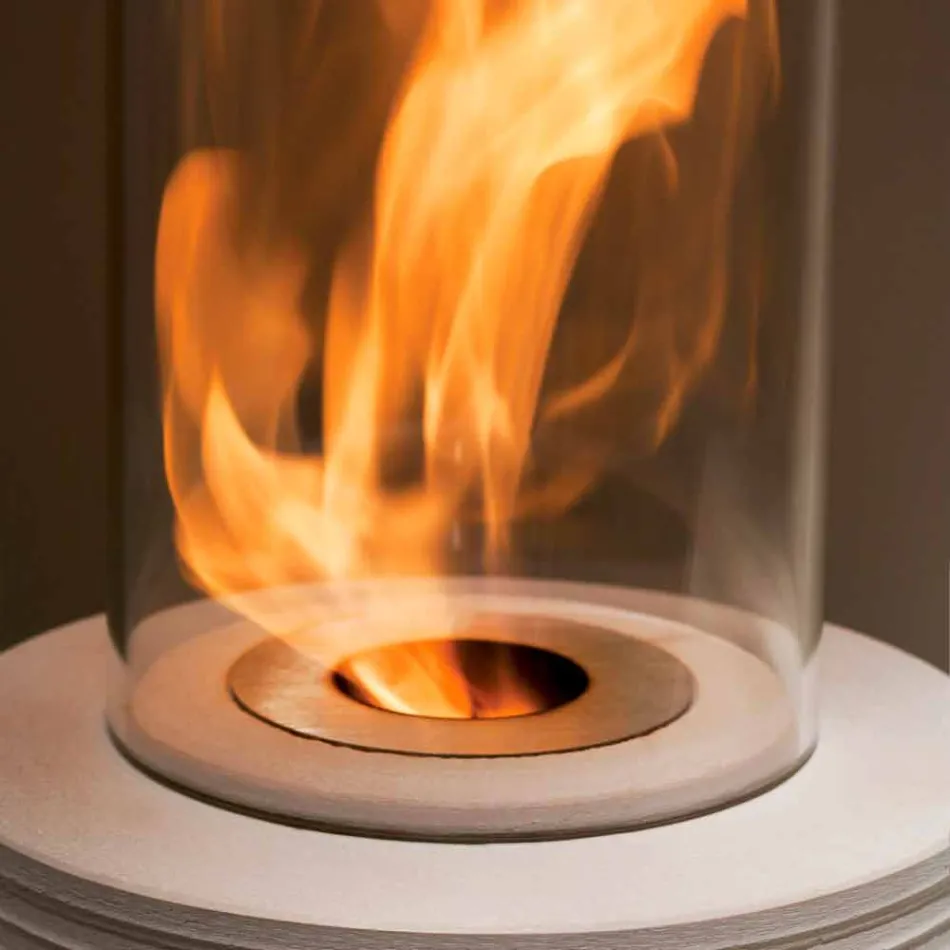 Biocamino rodada apoio mármore Gordon, made in Italy Viadurini