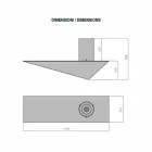 Biofireplace de Parede com Design Moderno em Aço Pintado e Vidro - Malcolm Viadurini