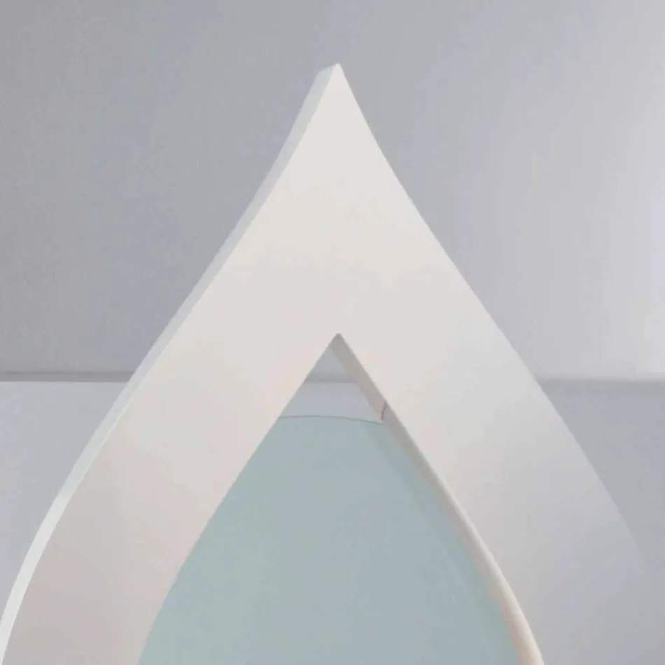 Biocamino de terra de bioetanol, chama design moderno na forma Todd Viadurini