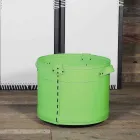 Porta-toras 100% fabricado em couro Cartesio Itália Viadurini