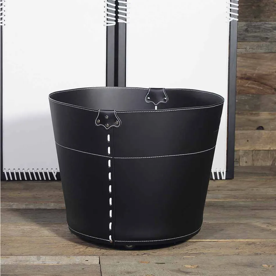 Suporte de registro em 100% fabricado em couro italiano Platão Viadurini