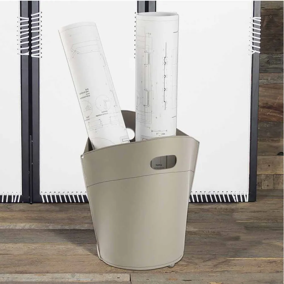 Bolsa para porta-toras em couro Spinoza 100% Made in Italy Viadurini