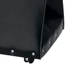 Saco para lenha em couro ecológico com rodas Fabricado na Itália - Caracol Viadurini