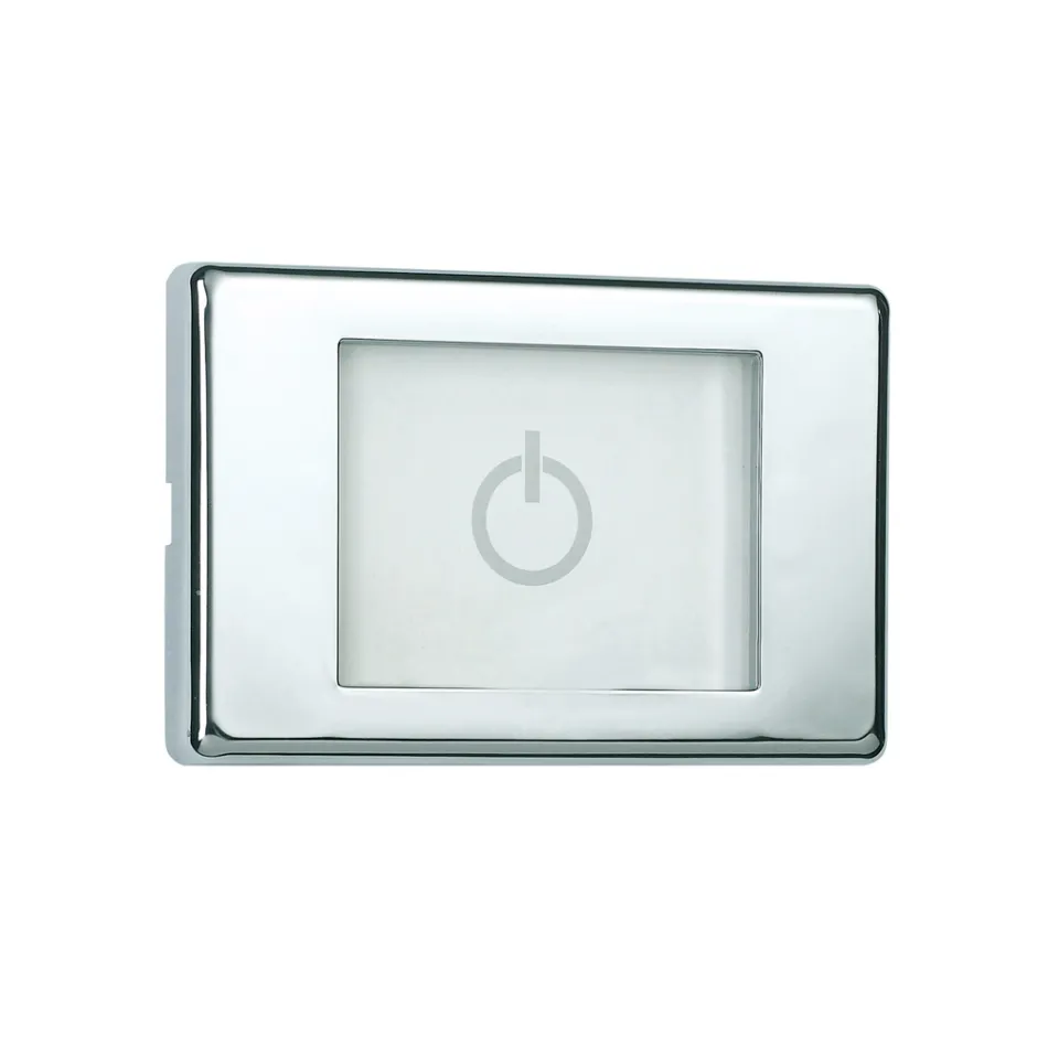 Moderno chuveiro Bossini Dream em acabamento cromado com luzes LED e quatro funções Viadurini