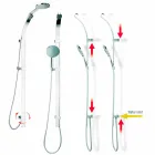 Bossini setembro deslizando chuveiro com água plana Viadurini