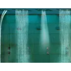 Chuveiro de teto cromado de dois jatos Bossini com cromoterapia Dream Viadurini