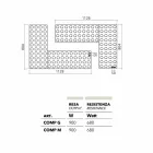 Radiador de design elétrico radiador fabricado na Itália por Scirocco H Viadurini