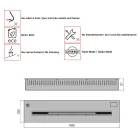 Queimador eletrico de bioetanol 3,6 Kw Aron 100 Viadurini