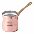 Máquina de café turca em design artesanal de cobre estanhado feito na Itália - Gianlorenzo Viadurini