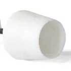 Taça de Vinho em Cetim Branco Mármore Carrara e Tinto Levanto - Caglio Viadurini