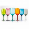 Taças de vinho em vidro branco ou vermelho 3 variantes 12 peças - aperi